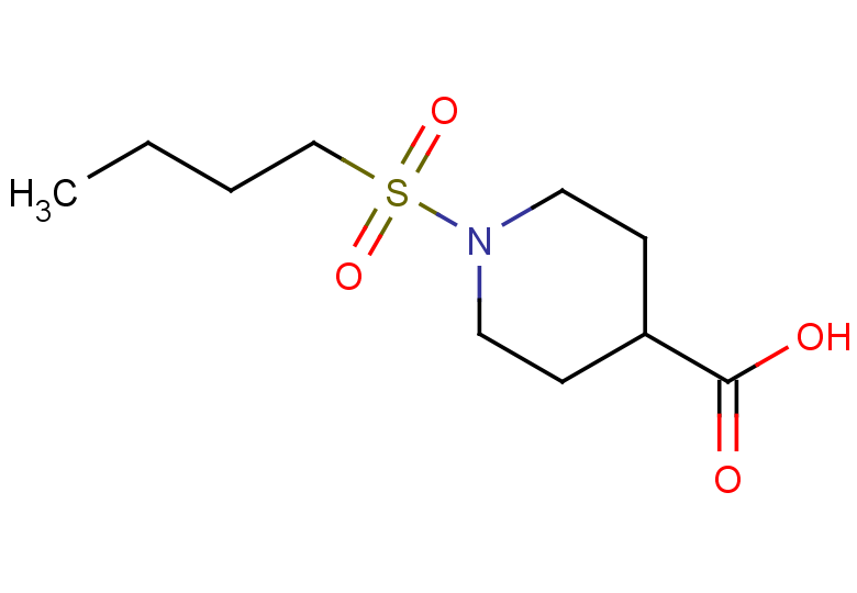 1-(butane-1-sulfonyl)piperidine-4-carboxylic acid