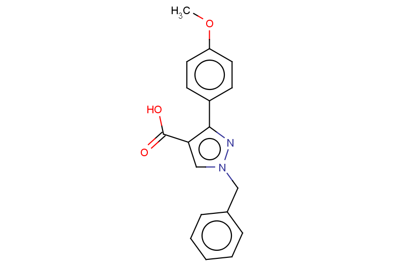 1-benzyl-3-(4-methoxyphenyl)-1H-pyrazole-4-carboxylic acid