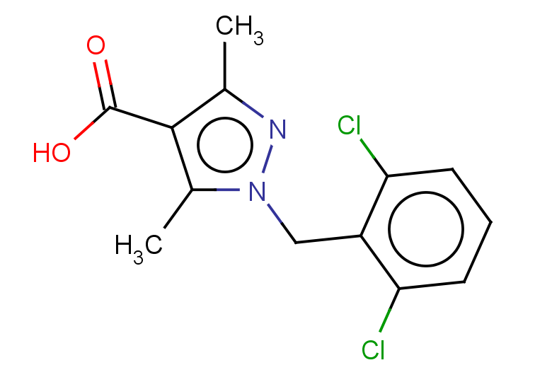 1-[(2,6-dichlorophenyl)methyl]-3,5-dimethyl-1H-pyrazole-4-carboxylic acid