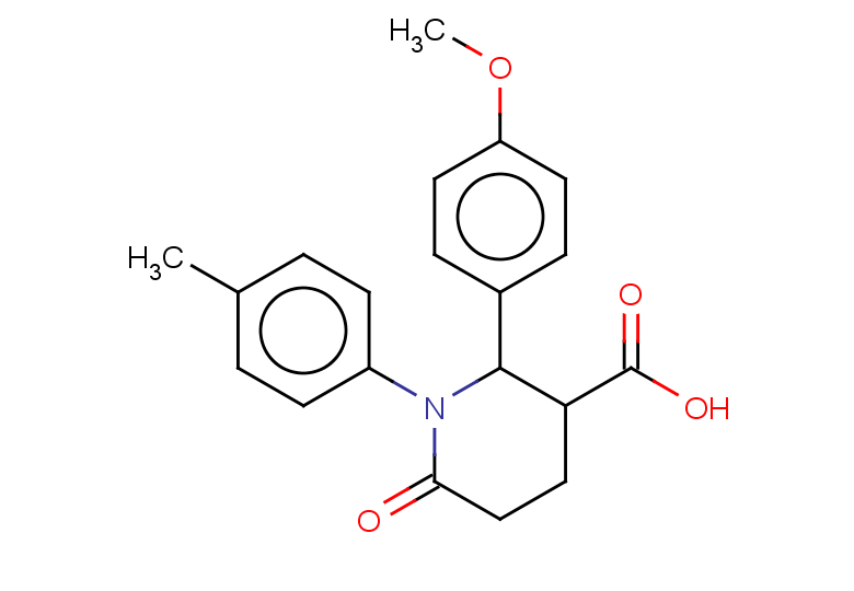 2-(4-methoxyphenyl)-1-(4-methylphenyl)-6-oxopiperidine-3-carboxylic acid