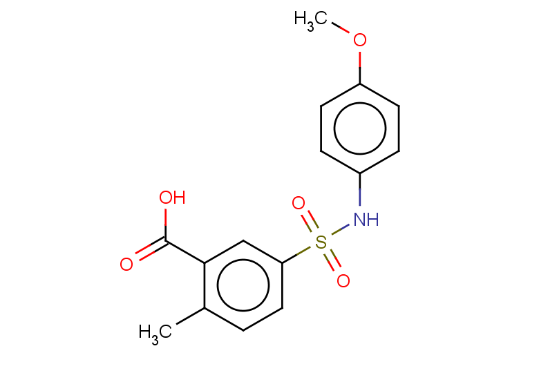 5-[(4-methoxyphenyl)sulfamoyl]-2-methylbenzoic acid
