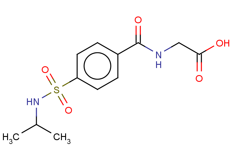 2-({4-[(propan-2-yl)sulfamoyl]phenyl}formamido)acetic acid