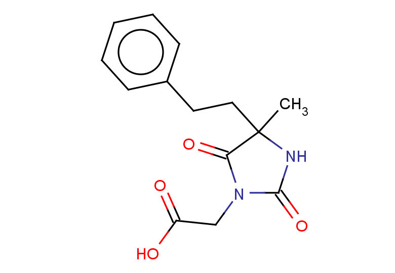 2-[4-methyl-2,5-dioxo-4-(2-phenylethyl)imidazolidin-1-yl]acetic acid
