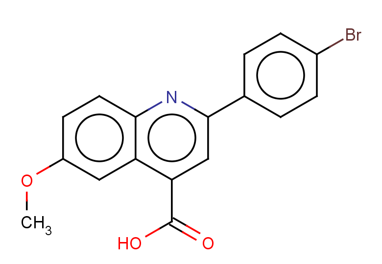 2-(4-bromophenyl)-6-methoxyquinoline-4-carboxylic acid