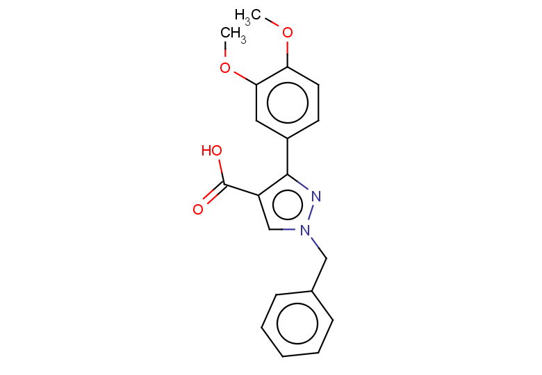 1-benzyl-3-(3,4-dimethoxyphenyl)-1H-pyrazole-4-carboxylic acid