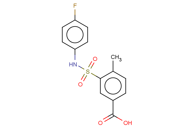3-[(4-fluorophenyl)sulfamoyl]-4-methylbenzoic acid