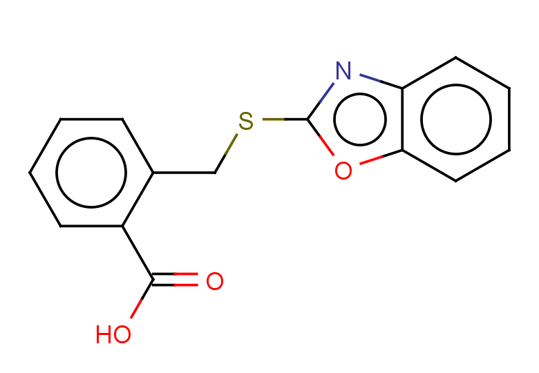 2-[(1,3-benzoxazol-2-ylsulfanyl)methyl]benzoic acid