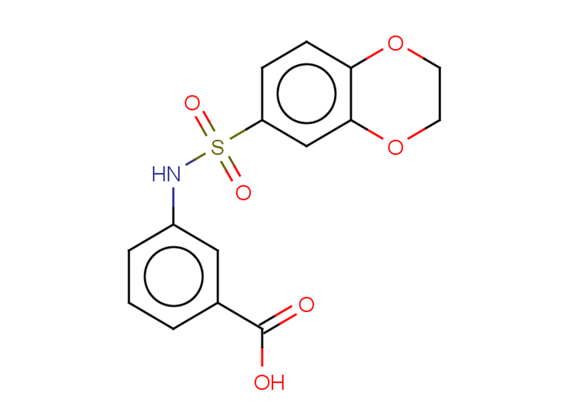 3-(2,3-dihydro-1,4-benzodioxine-6-sulfonamido)benzoic acid