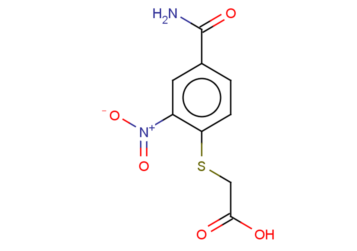2-[(4-carbamoyl-2-nitrophenyl)sulfanyl]acetic acid