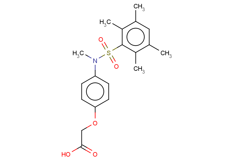 2-[4-(N-methyl2,3,5,6-tetramethylbenzenesulfonamido)phenoxy]acetic acid