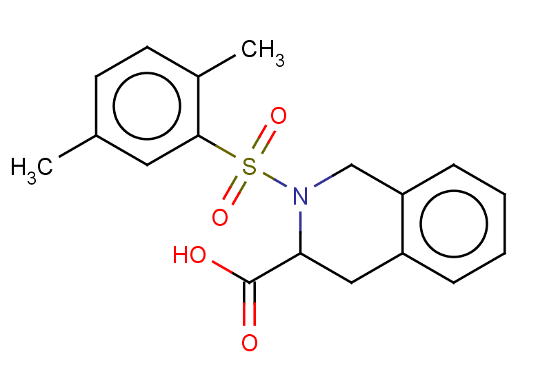 2-(2,5-dimethylbenzenesulfonyl)-1,2,3,4-tetrahydroisoquinoline-3-carboxylic acid