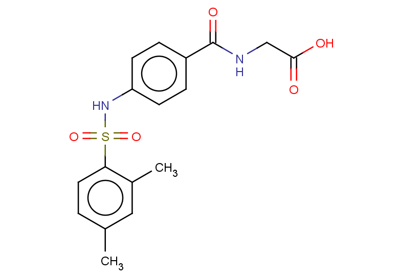 2-{[4-(2,4-dimethylbenzenesulfonamido)phenyl]formamido}acetic acid