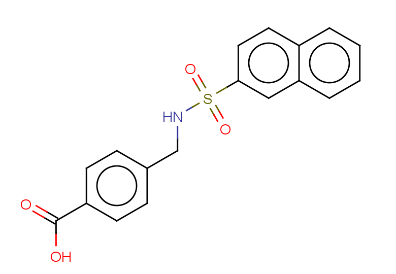 4-(naphthalene-2-sulfonamidomethyl)benzoic acid