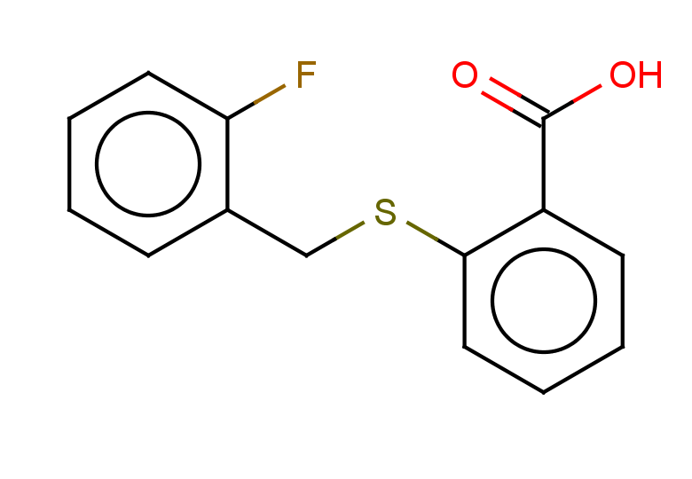 2-{[(2-fluorophenyl)methyl]sulfanyl}benzoic acid
