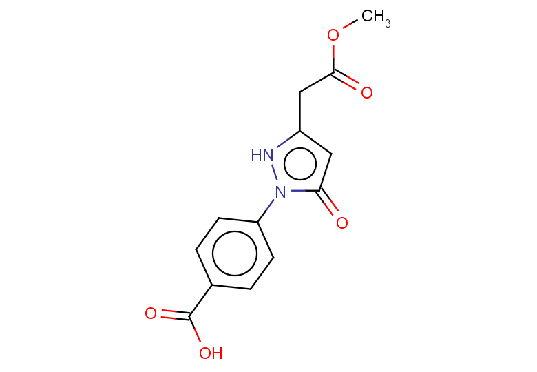 4-[3-(2-methoxy-2-oxoethyl)-5-oxo-2,5-dihydro-1H-pyrazol-1-yl]benzoic acid