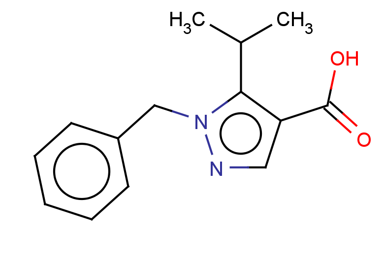 1-benzyl-5-(propan-2-yl)-1H-pyrazole-4-carboxylic acid