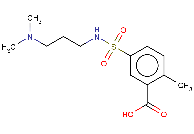 5-{[3-(dimethylamino)propyl]sulfamoyl}-2-methylbenzoic acid