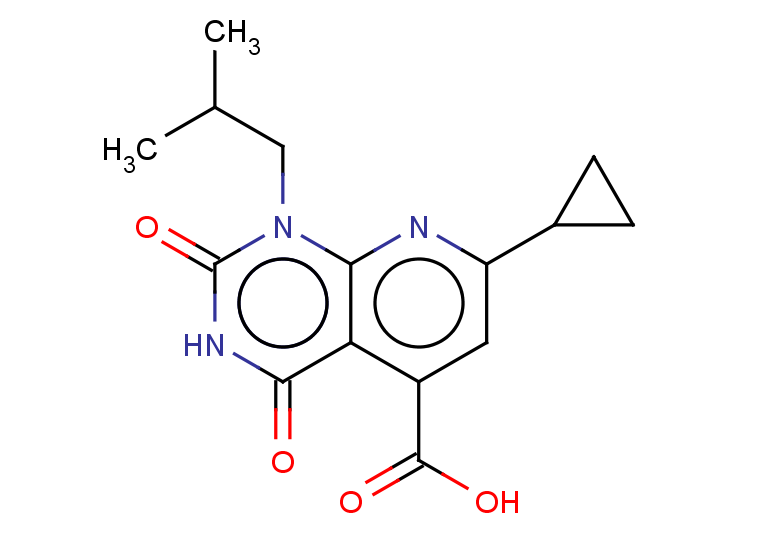 7-cyclopropyl-1-(2-methylpropyl)-2,4-dioxo-1H,2H,3H,4H-pyrido[2,3-d]pyrimidine-5-carboxylic acid