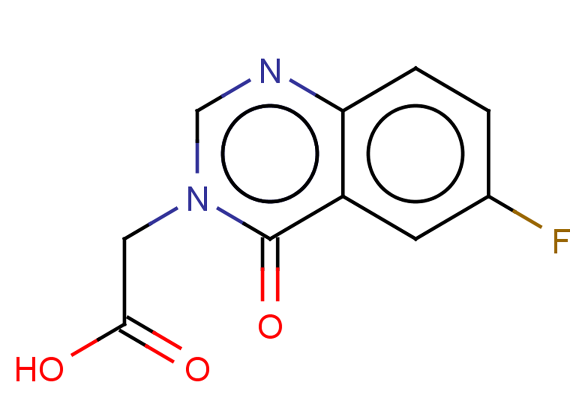 2-(6-fluoro-4-oxo-3,4-dihydroquinazolin-3-yl)acetic acid