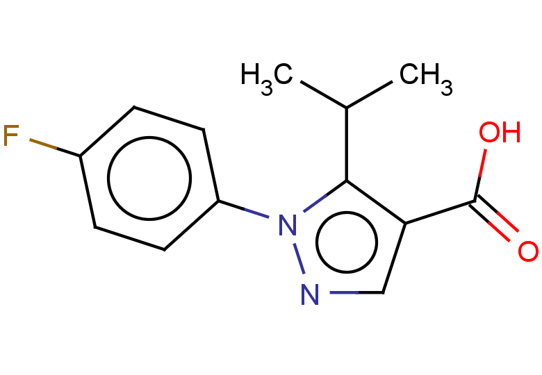 1-(4-fluorophenyl)-5-(propan-2-yl)-1H-pyrazole-4-carboxylic acid