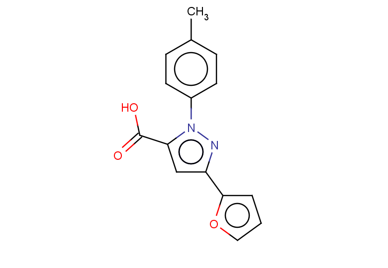 3-(furan-2-yl)-1-(4-methylphenyl)-1H-pyrazole-5-carboxylic acid