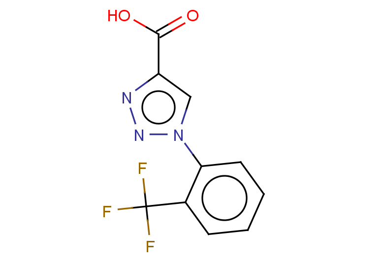 1-[2-(trifluoromethyl)phenyl]-1H-1,2,3-triazole-4-carboxylic acid