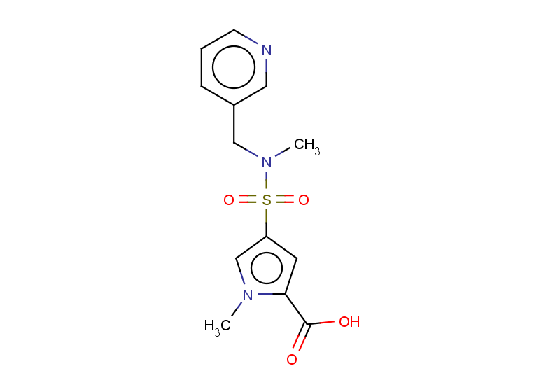 1-methyl-4-[methyl(pyridin-3-ylmethyl)sulfamoyl]-1H-pyrrole-2-carboxylic acid