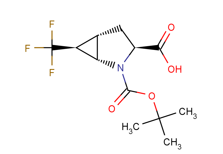 (1S,3S,5S,6S)-2-[(tert-butoxy)carbonyl]-6-(trifluoromethyl)-2-azabicyclo[3.1.0]hexane-3-carboxylic acid