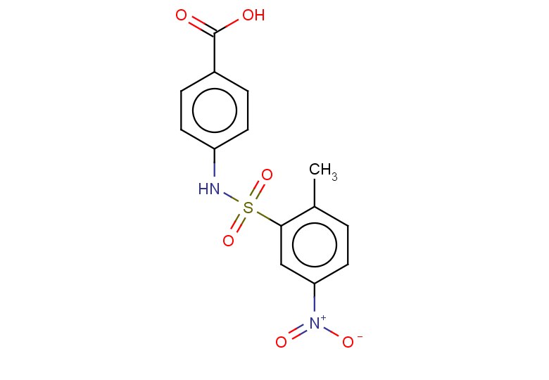 4-(2-methyl-5-nitrobenzenesulfonamido)benzoic acid