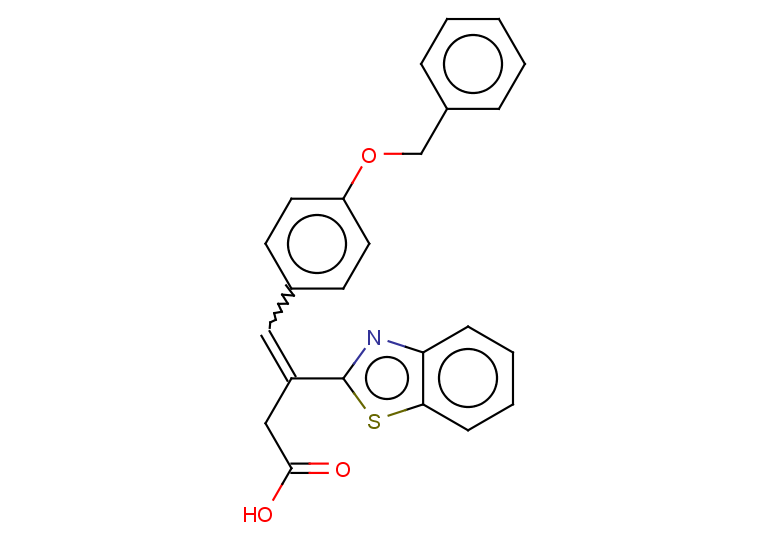 3-(1,3-benzothiazol-2-yl)-4-[4-(benzyloxy)phenyl]but-3-enoic acid