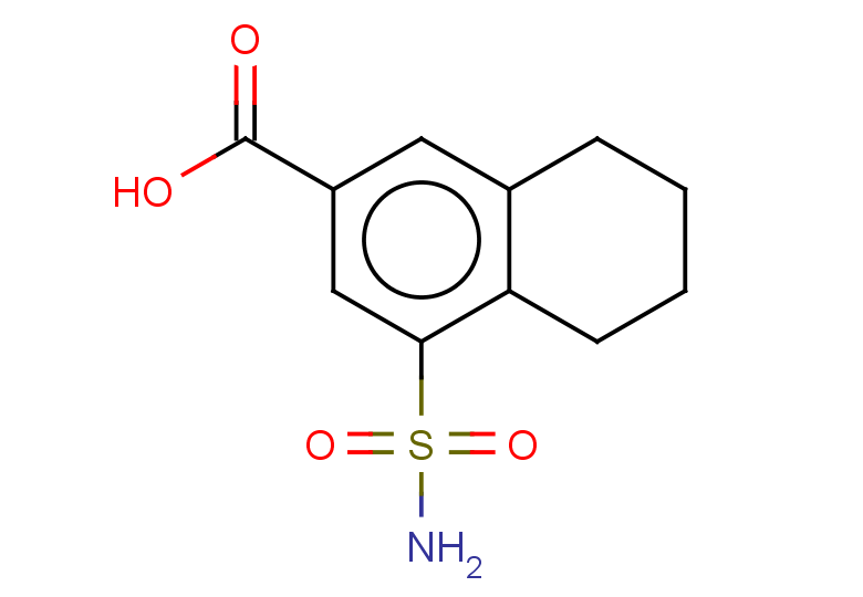 4-sulfamoyl-5,6,7,8-tetrahydronaphthalene-2-carboxylic acid