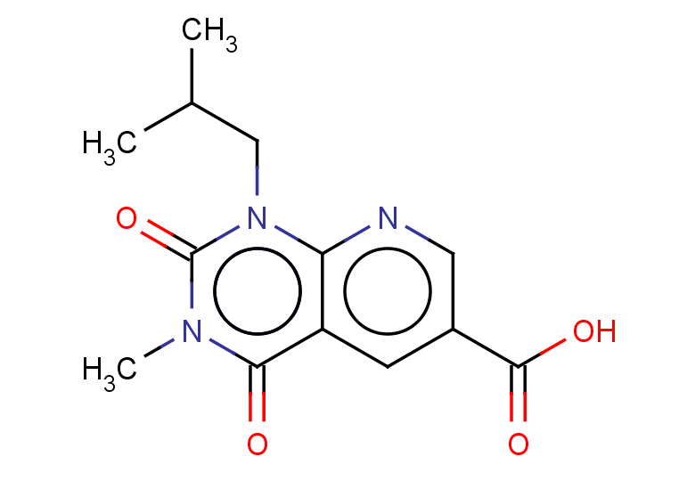 3-methyl-1-(2-methylpropyl)-2,4-dioxo-1H,2H,3H,4H-pyrido[2,3-d]pyrimidine-6-carboxylic acid