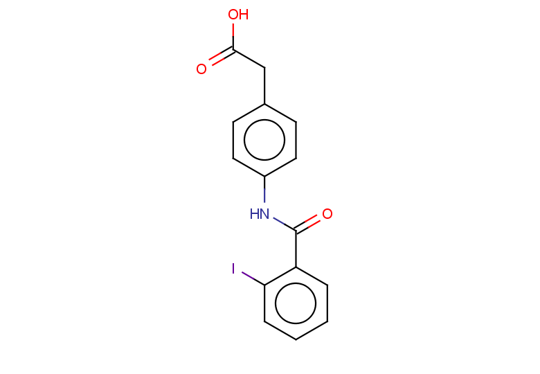 2-[4-(2-iodobenzamido)phenyl]acetic acid