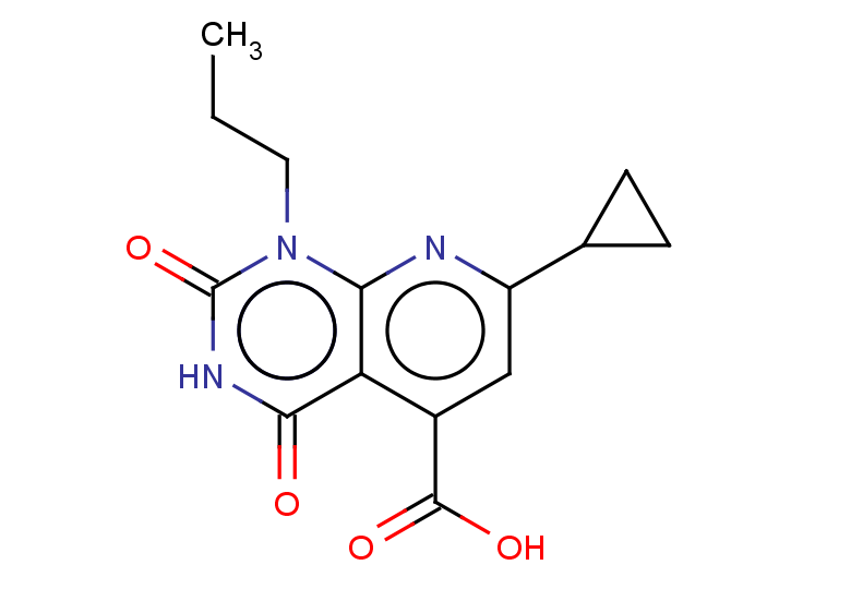 7-cyclopropyl-2,4-dioxo-1-propyl-1H,2H,3H,4H-pyrido[2,3-d]pyrimidine-5-carboxylic acid