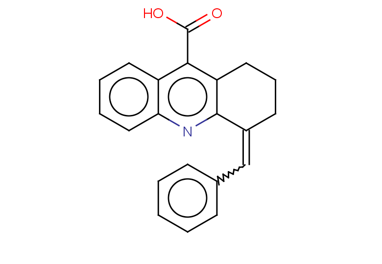 4-(phenylmethylidene)-1,2,3,4-tetrahydroacridine-9-carboxylic acid