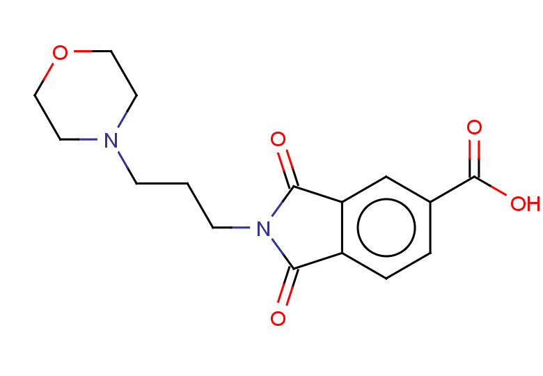 2-[3-(morpholin-4-yl)propyl]-1,3-dioxo-2,3-dihydro-1H-isoindole-5-carboxylic acid