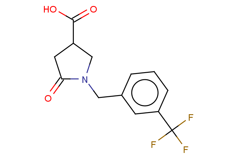 5-oxo-1-{[3-(trifluoromethyl)phenyl]methyl}pyrrolidine-3-carboxylic acid