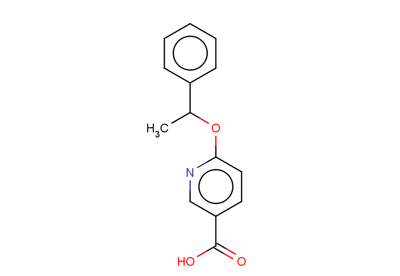 6-(1-phenylethoxy)pyridine-3-carboxylic acid