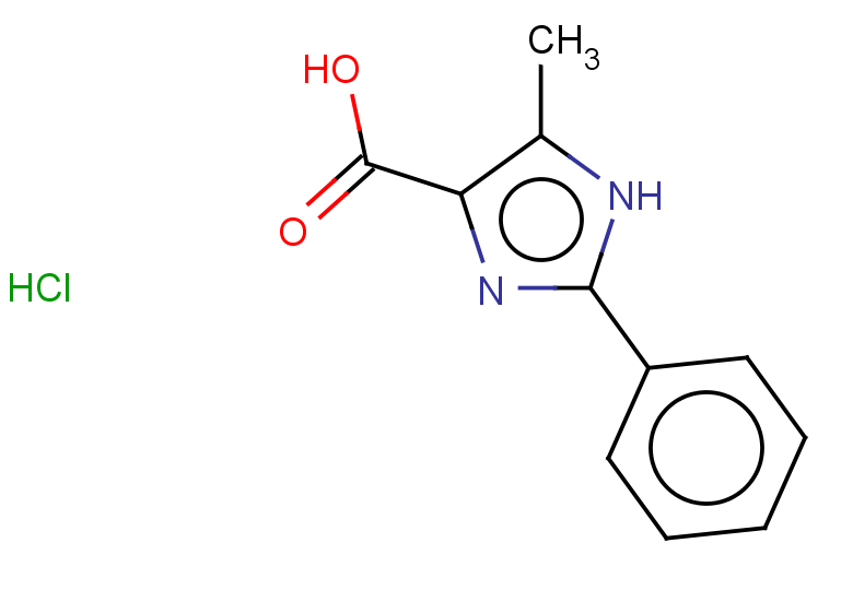 5-methyl-2-phenyl-1H-imidazole-4-carboxylic acid hydrochloride