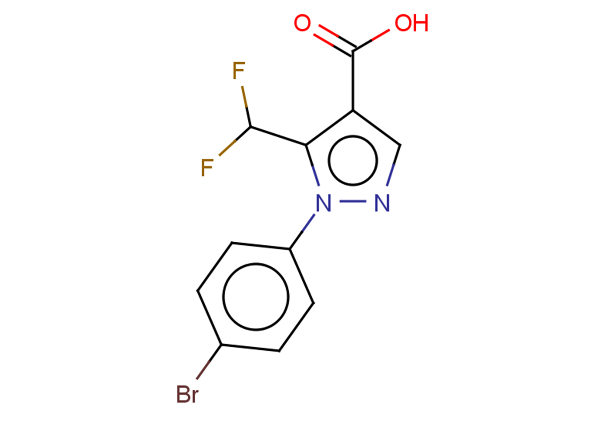 1-(4-bromophenyl)-5-(difluoromethyl)-1H-pyrazole-4-carboxylic acid