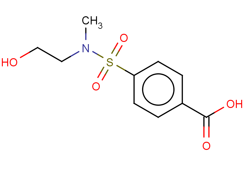 4-[(2-hydroxyethyl)(methyl)sulfamoyl]benzoic acid
