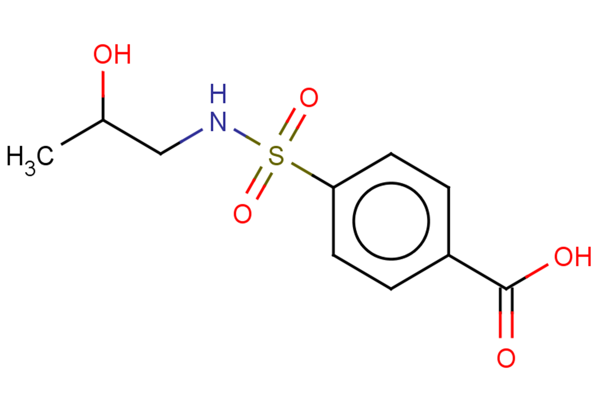 4-[(2-hydroxypropyl)sulfamoyl]benzoic acid