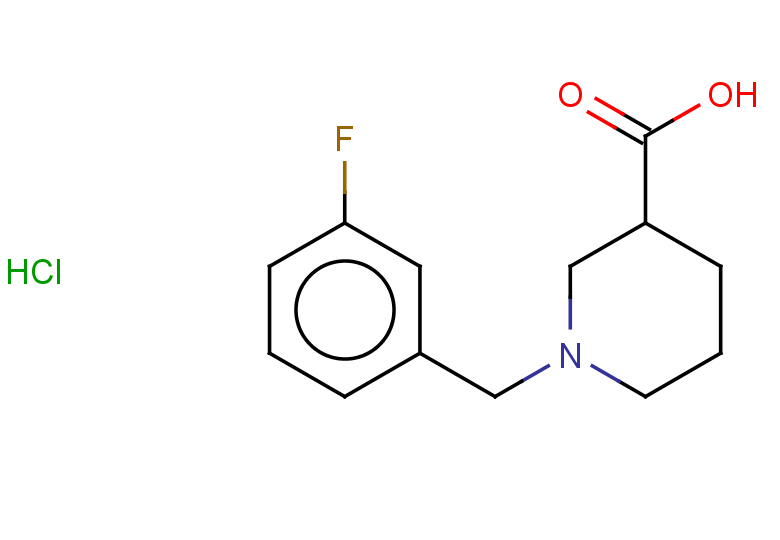 1-[(3-fluorophenyl)methyl]piperidine-3-carboxylic acid hydrochloride