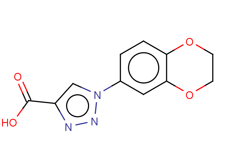 1-(2,3-dihydro-1,4-benzodioxin-6-yl)-1H-1,2,3-triazole-4-carboxylic acid
