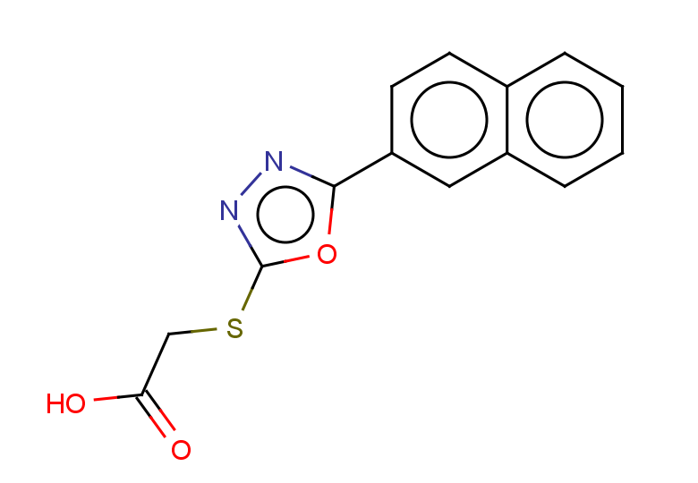2-{[5-(naphthalen-2-yl)-1,3,4-oxadiazol-2-yl]sulfanyl}acetic acid