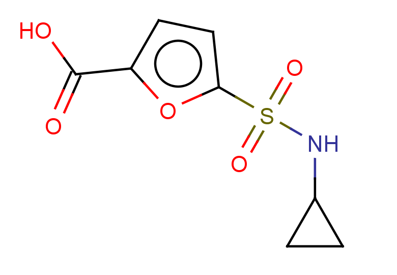 5-(cyclopropylsulfamoyl)furan-2-carboxylic acid