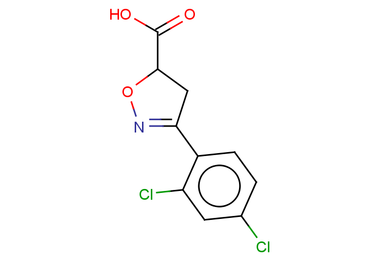 3-(2,4-dichlorophenyl)-4,5-dihydro-1,2-oxazole-5-carboxylic acid