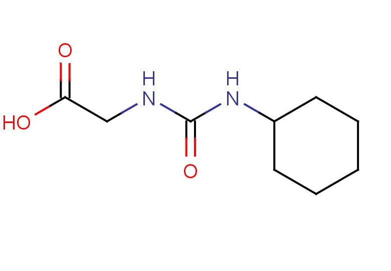 2-[(cyclohexylcarbamoyl)amino]acetic acid