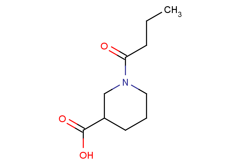 1-butanoylpiperidine-3-carboxylic acid