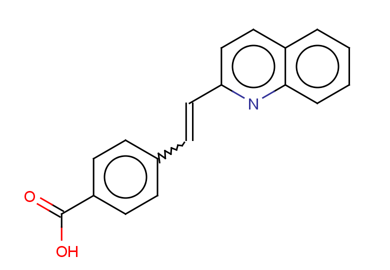 4-[2-(quinolin-2-yl)ethenyl]benzoic acid